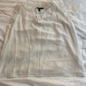 White House Black Market Ivory Blouse